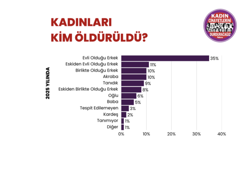 2025'te en az 294 kadın erkekler tarafından katledildi, şüpheli kadın ölümleri ilk kez kadın cinayetlerinin önüne geçti 2